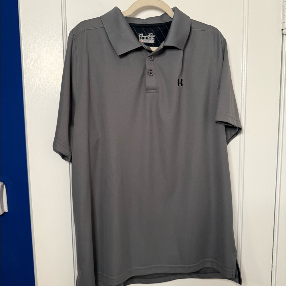 Under Armour Men's Charcoal Polo Shirt